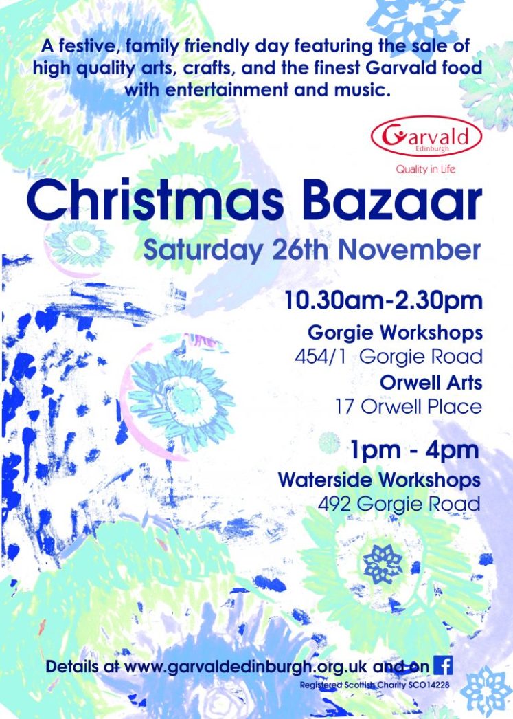 Garvald Christmas Bazaar poster